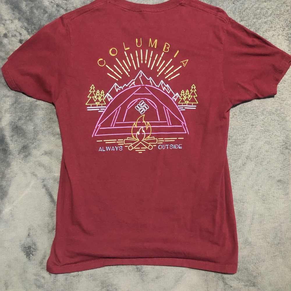 Columbia Maroon Shirt